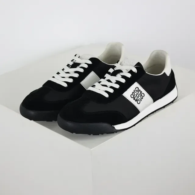 Loewe Flow Runner Black and White Lifestyle Sneakers 2