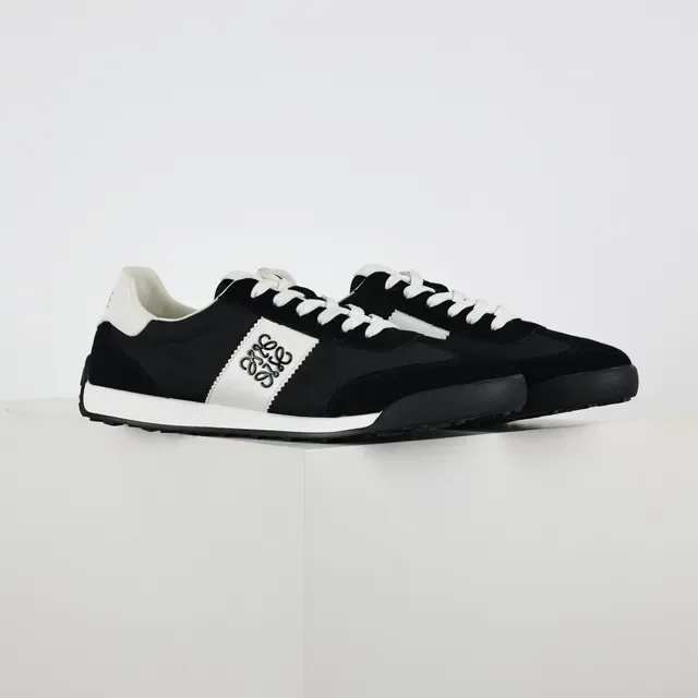 Loewe Flow Runner Black and White Lifestyle Sneakers 3