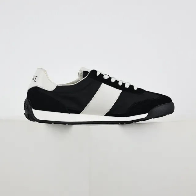 Loewe Flow Runner Black and White Lifestyle Sneakers 7