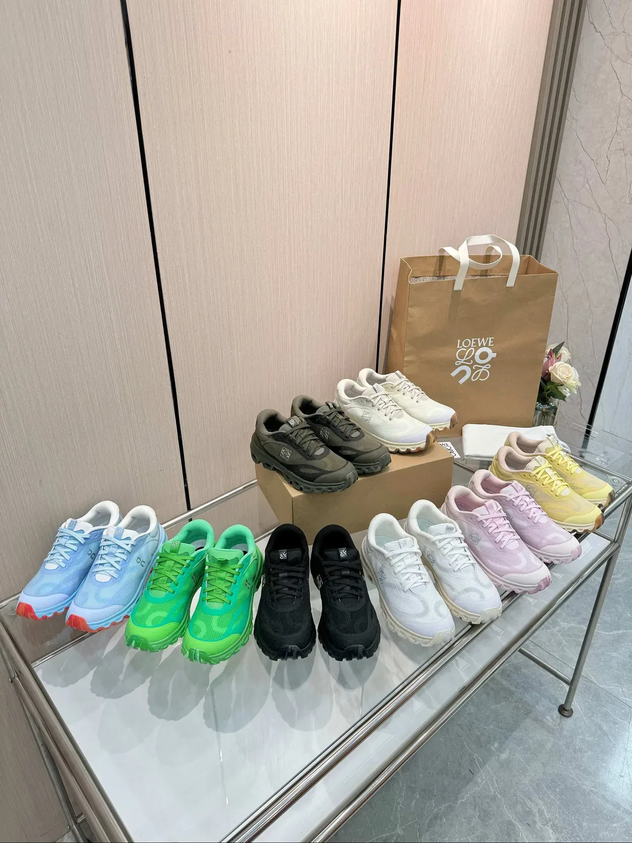 Loewe Flow Runner Off-White Mesh Tênis Lifestyle 5