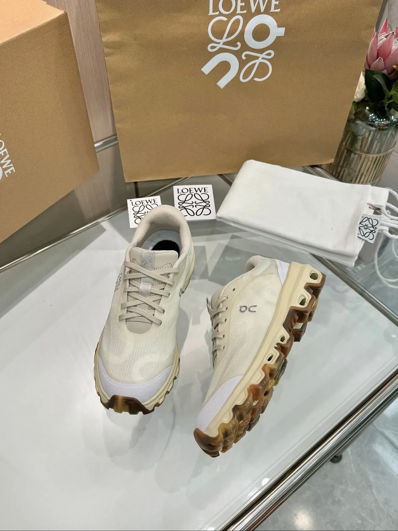 Loewe Flow Runner Off-White Mesh Tênis Lifestyle 6