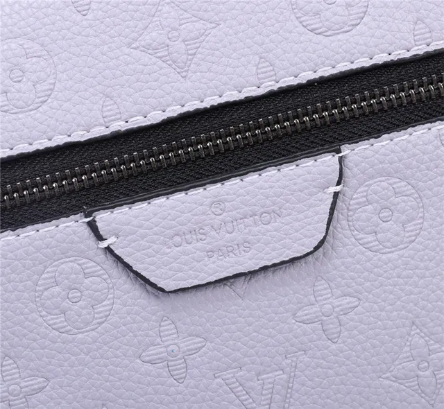 Louis Vuitton Black Embossed Monogram Structured Leather Casual Backpack 6
