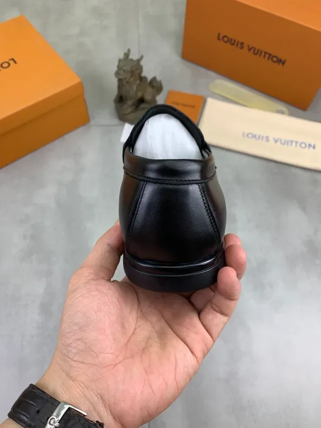 Louis Vuitton Black Penny Strap Loafer 3