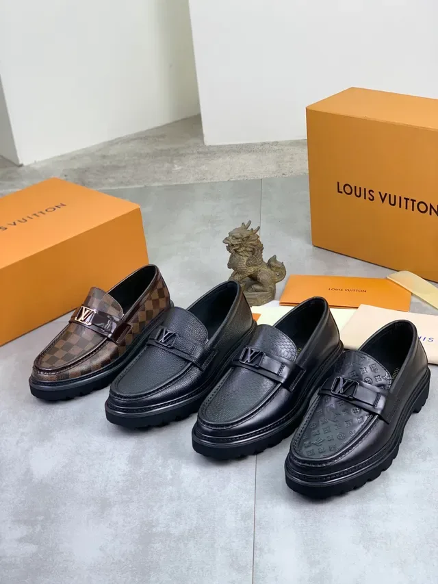 Louis Vuitton Damier Check Patent Strap Loafer 2
