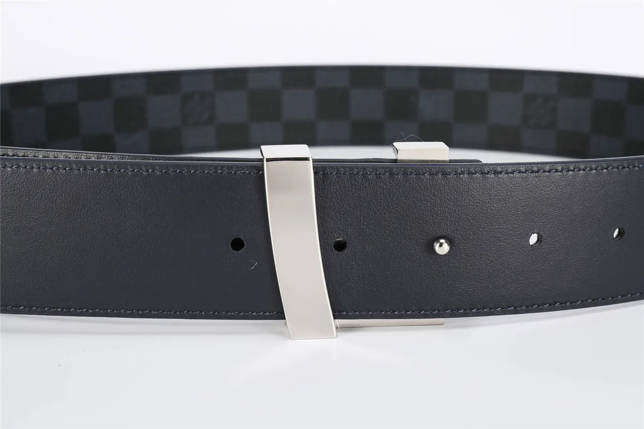 Louis Vuitton Damier Graphite Checkered Leather Belt 9