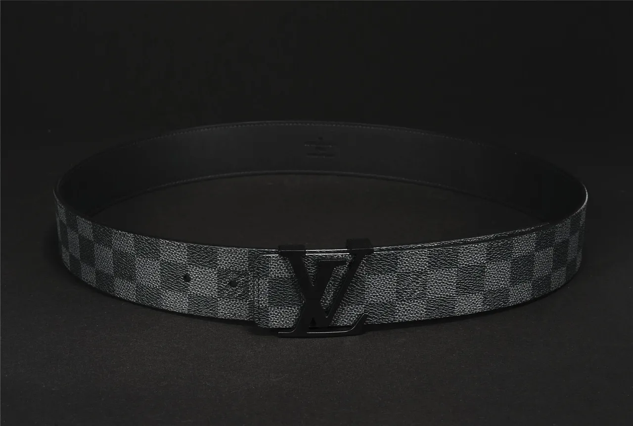 Louis Vuitton Damier Graphite Leather Belt 4
