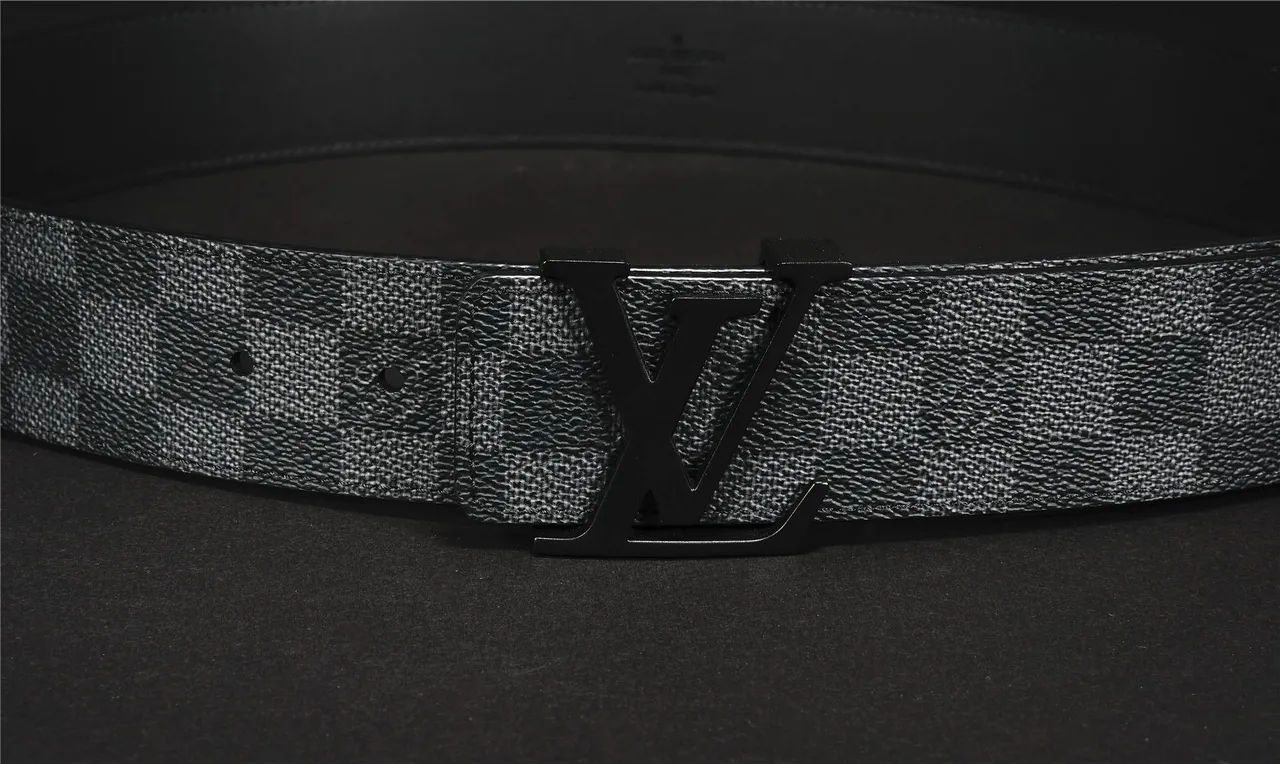 Louis Vuitton Damier Graphite Leather Belt 9