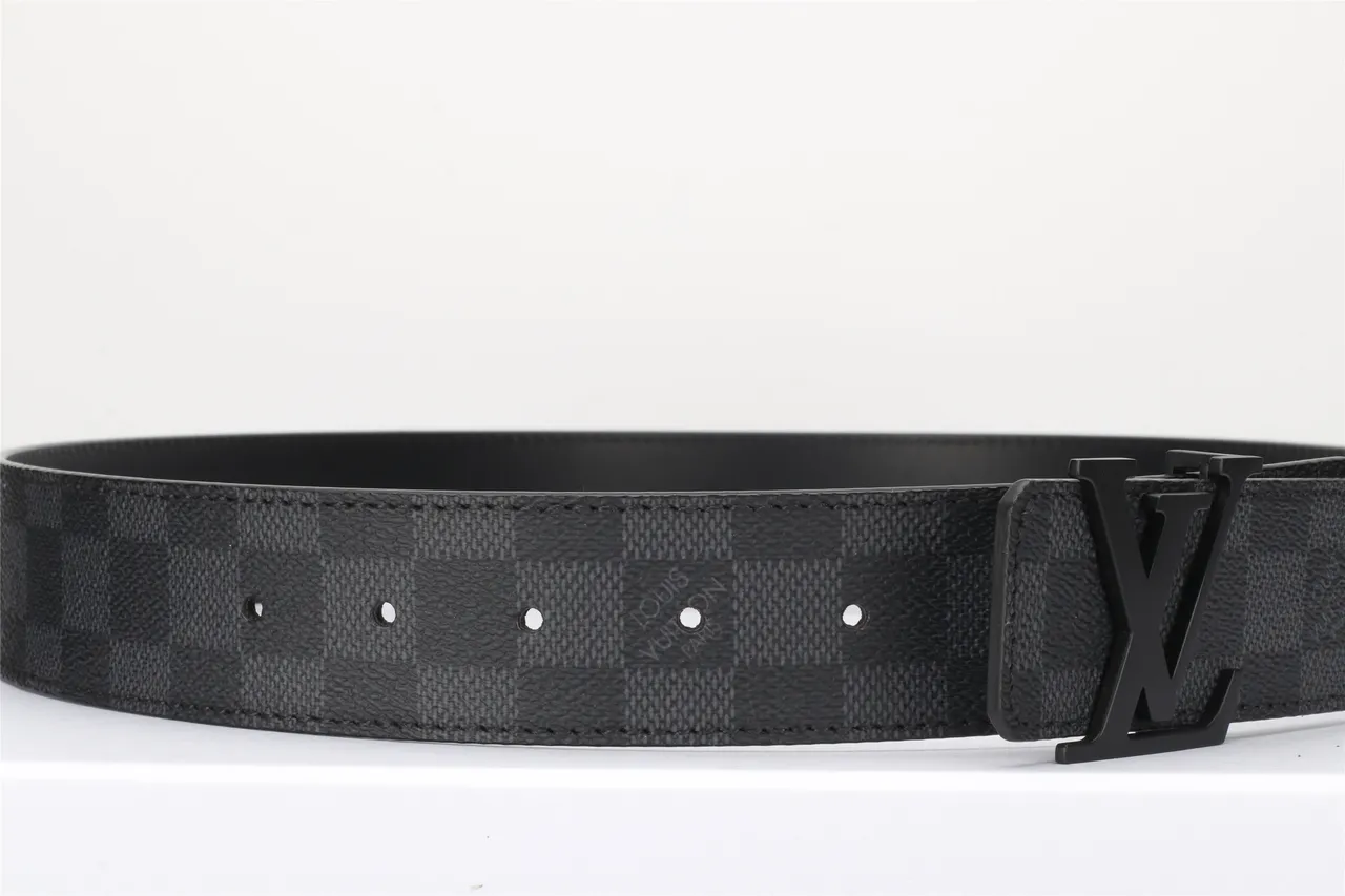 Louis Vuitton Damier Graphite Leather Belt 14