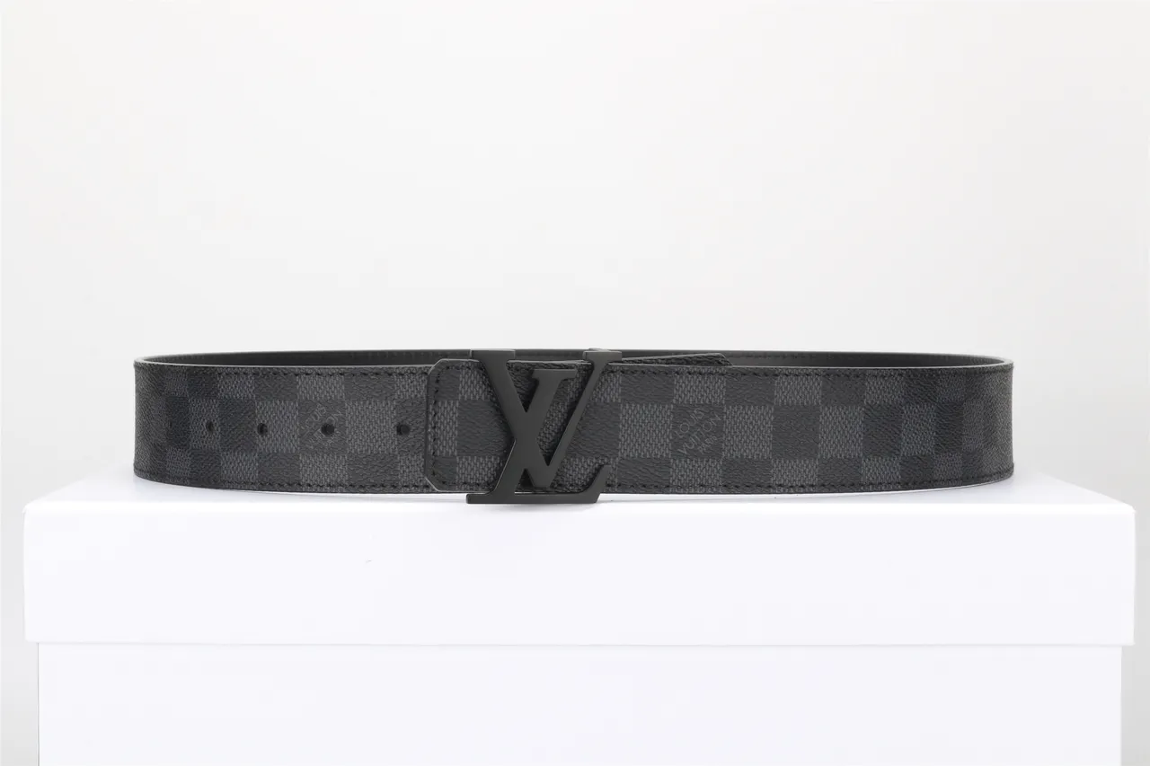 Louis Vuitton Damier Graphite Leather Belt 15