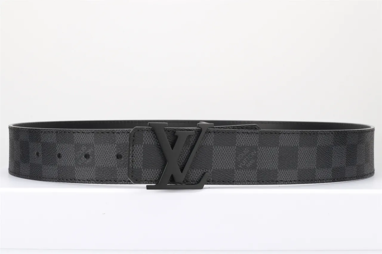 Louis Vuitton Damier Graphite Leather Belt 17
