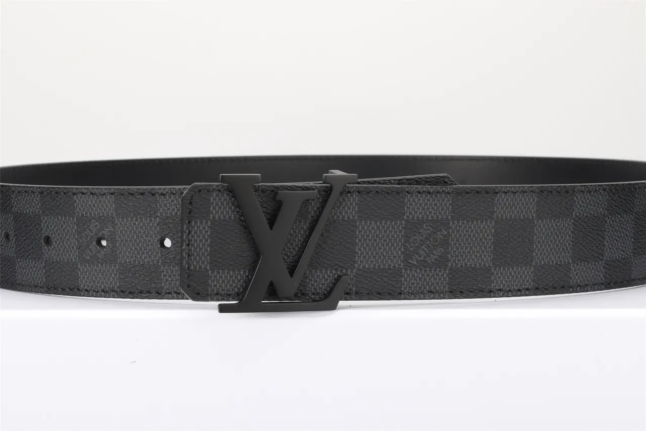 Louis Vuitton Damier Graphite Leather Belt 23