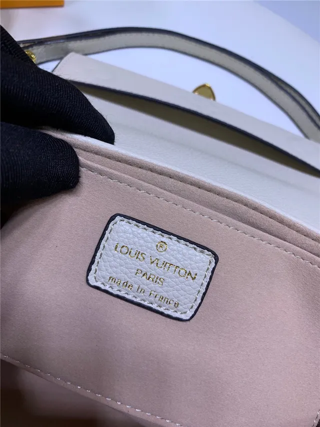 Louis Vuitton Dauphine Black Embossed Monogram Chain Bag 3