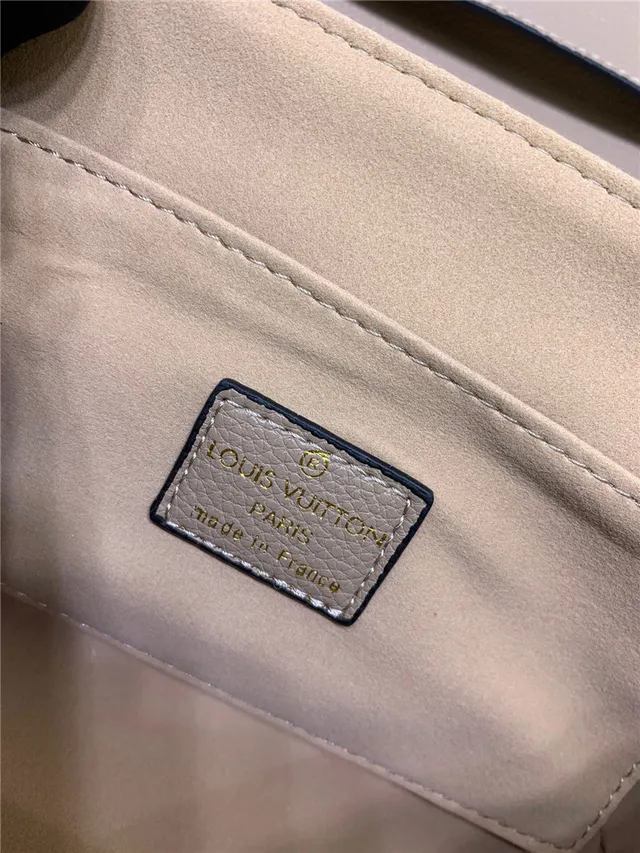 Louis Vuitton Dauphine Black Embossed Monogram Chain Bag 12