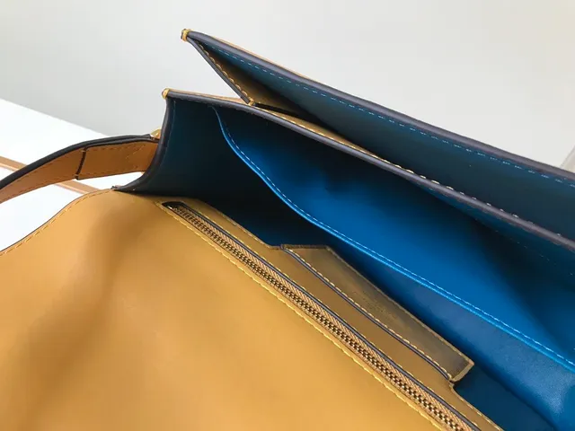 Louis Vuitton Dauphine Tan Smooth Leather Messenger Bag 7