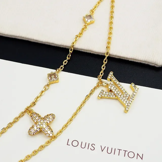 Louis Vuitton Iconic Monogram Crystal-Embellished Multi-Chain Bracelet 3