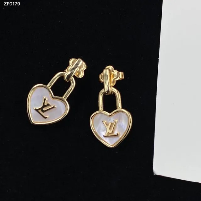 Louis Vuitton Lock It Heart Padlock Earrings 3