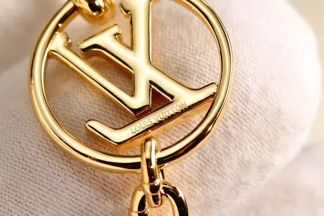 Louis Vuitton LV Circle Monogram Dangling Earrings 3