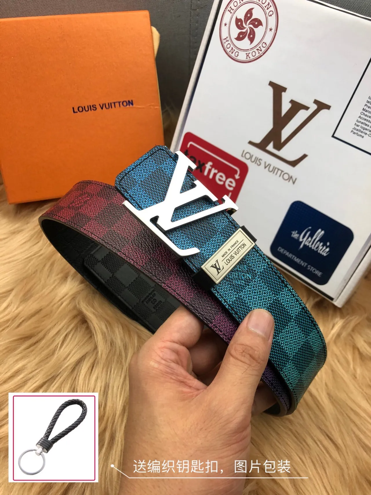 Louis Vuitton LV Initiales Black Red Reversible Damier Canvas Silver-Tone Buckle Leather Belt 7