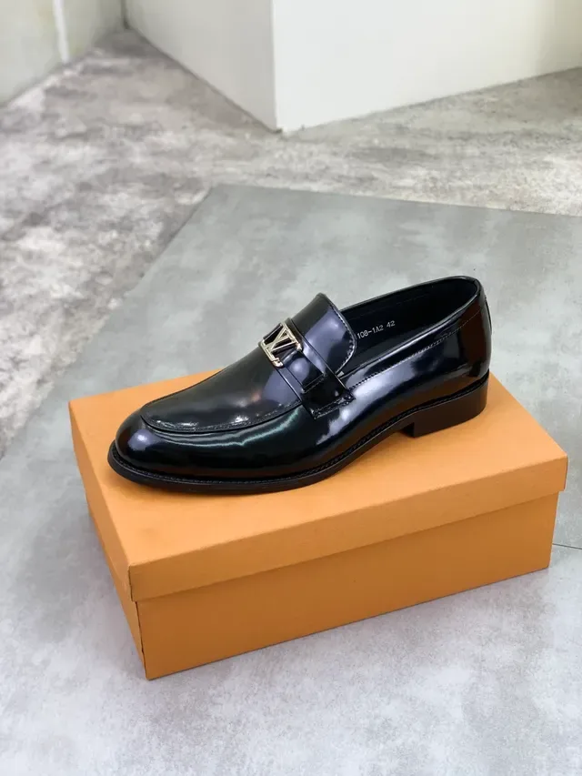 Louis Vuitton LV Loafer Black Patent Leather Loafer 4