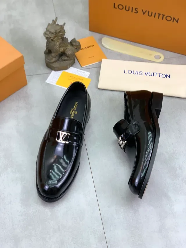 Louis Vuitton LV Loafer Black Patent Leather Loafer 5