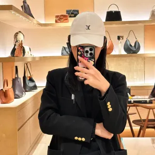 Louis Vuitton LV Monogram সাদা বেসবল ক্যাপ