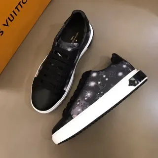 Louis Vuitton LV Trainer Negro Monogram-Star Print Zapatillas Lifestyle