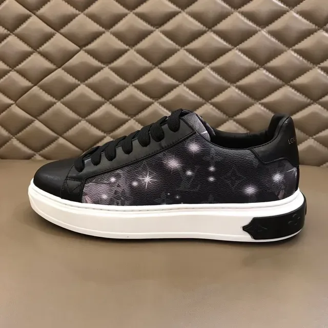 Louis Vuitton LV Trainer Black Monogram-Star Print Lifestyle Sneakers 7