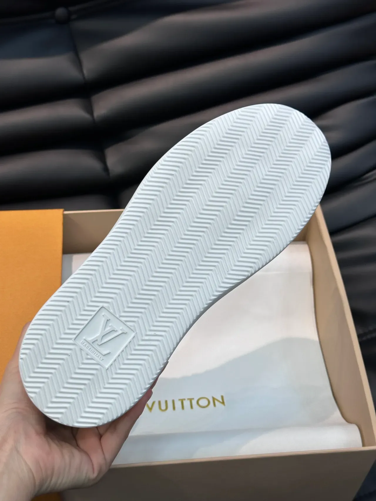 Louis Vuitton LV Trainer Black White Low-Top Platform Sole Lifestyle Sneakers 2
