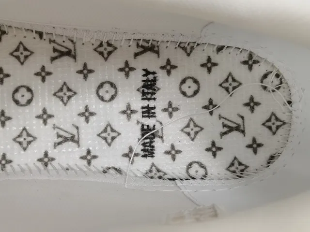 Louis Vuitton LV Trainer White Black Monogram-Embossed Leather Two-Tone Lifestyle Sneakers 2