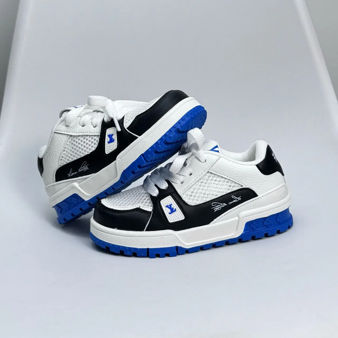 Louis Vuitton LV Trainer White Pink Chunky Sculpted Sole Mesh-and-Leather Upper Lifestyle Sneakers 14