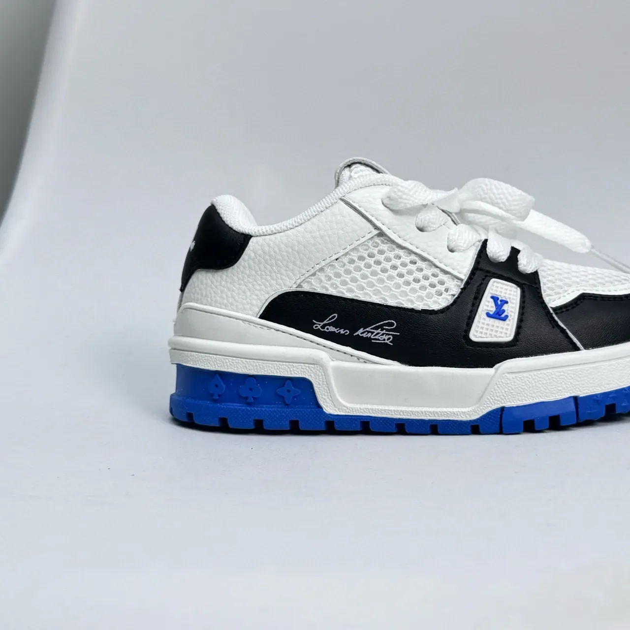 Louis Vuitton LV Trainer White Pink Chunky Sculpted Sole Mesh-and-Leather Upper Lifestyle Sneakers 20