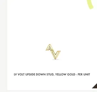 Louis Vuitton LV Volt Geometric Zigzag Stud Earrings 5