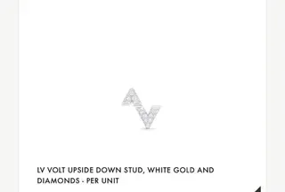 Louis Vuitton LV Volt Geometric Zigzag Stud Earrings 7