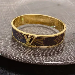 Brazalete Louis Vuitton Monogram Canvas Hinged