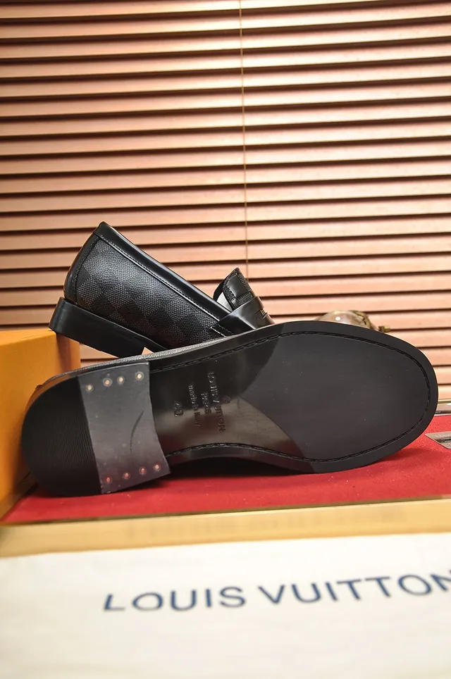 Louis Vuitton Monogram Canvas Patent Strap Loafers 3
