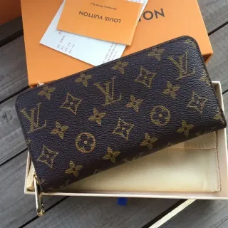Louis Vuitton Monogram Canvas Zip-Around Long Wallet