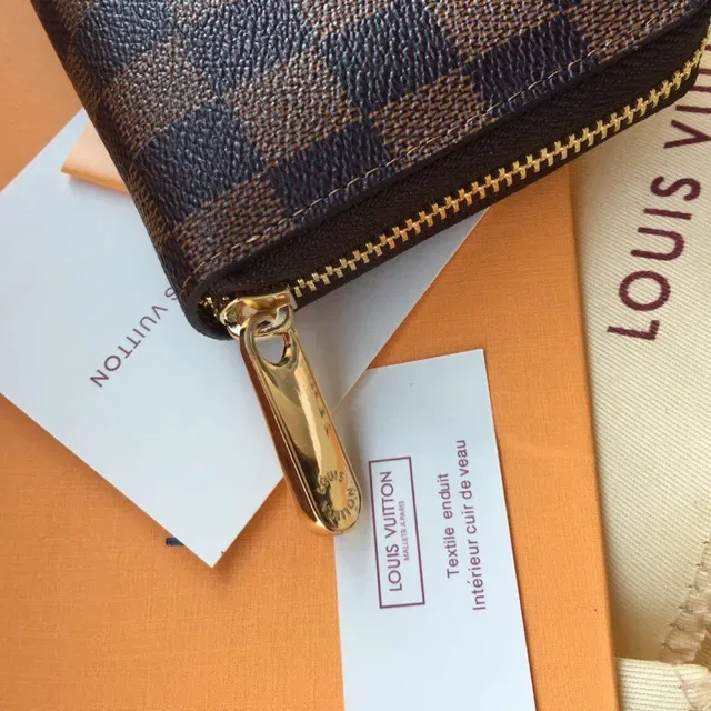 Carteira Louis Vuitton Monogram Canvas com zíper longa 6