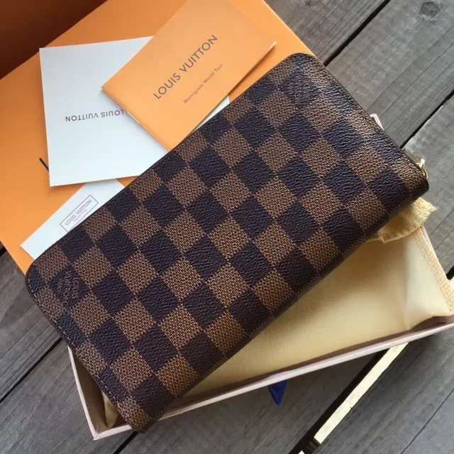 Carteira Louis Vuitton Monogram Canvas com zíper longa 7