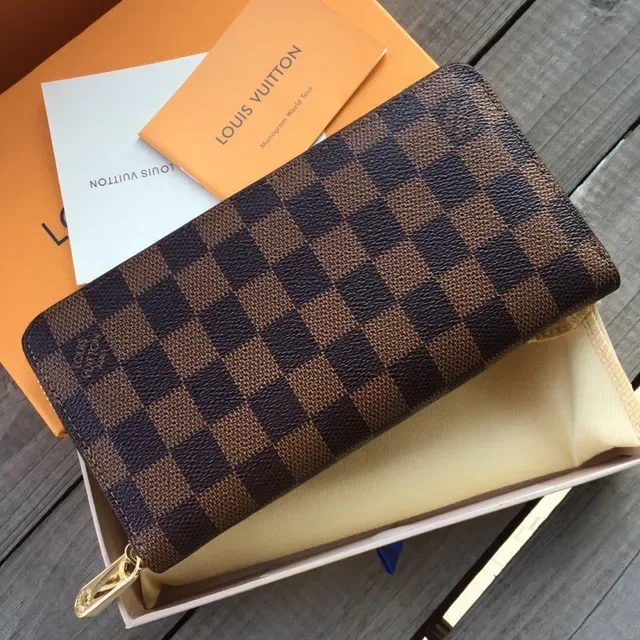 Carteira Louis Vuitton Monogram Canvas com zíper longa 8