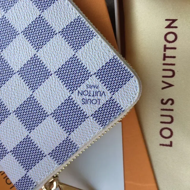 Carteira Louis Vuitton Monogram Canvas com zíper longa 12