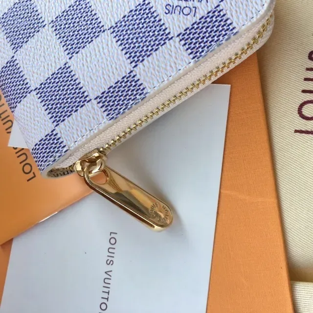 Carteira Louis Vuitton Monogram Canvas com zíper longa 13