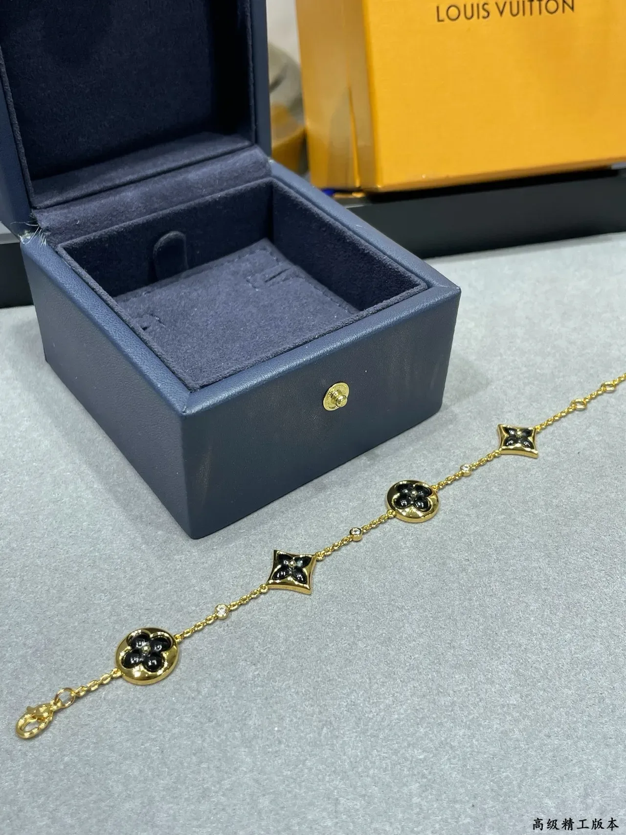 Louis Vuitton Monogram Flower Enamel Necklace Gold Multicolor Necklaces 3