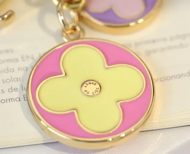 Louis Vuitton Monogram Flower Multicolor Gold Metal Enamel Charms Bracelet 3