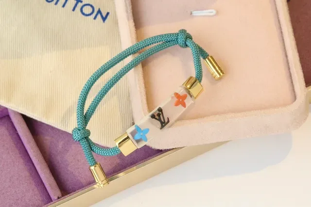 Louis Vuitton Monogram Flower Resin Tube Bracelet 3
