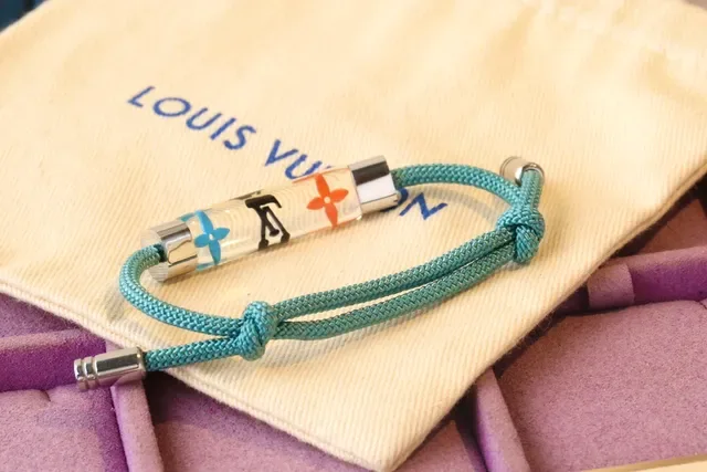 Louis Vuitton Monogram Flower Resin Tube Bracelet 5