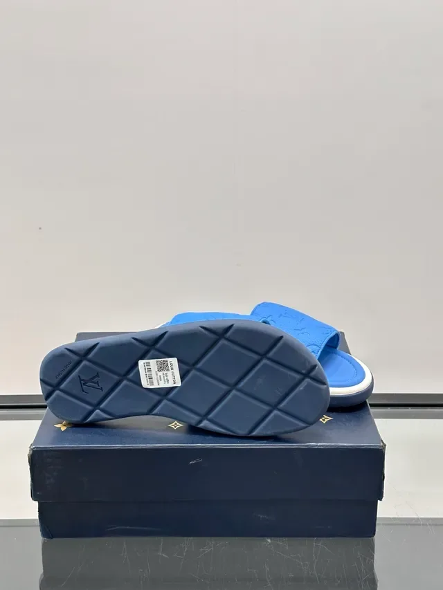 Louis Vuitton Monogram Leather Slide Slippers 2