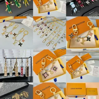 Llaverito Pulsera Louis Vuitton Flor de Esmalte Multicolor