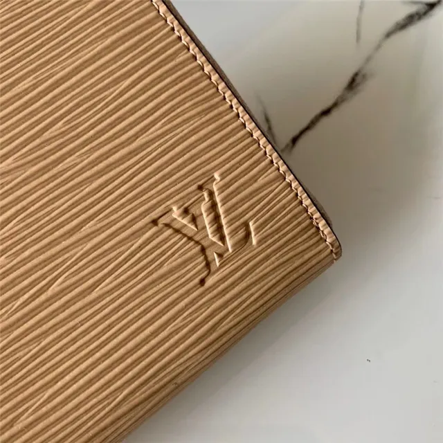 Louis Vuitton Multicolor Zip-Around Textured Leather Short Wallet 6