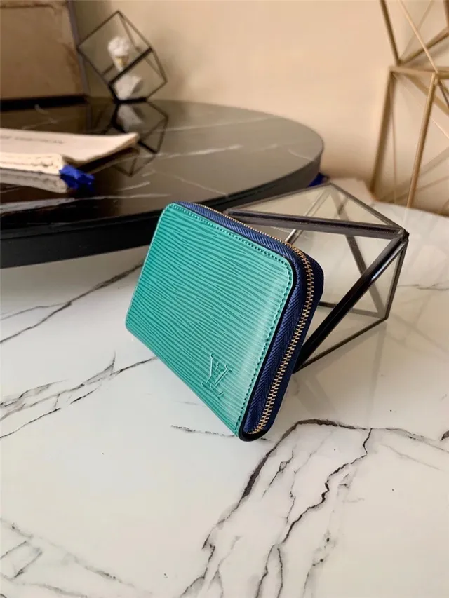Louis Vuitton Multicolor Zip-Around Textured Leather Short Wallet 16