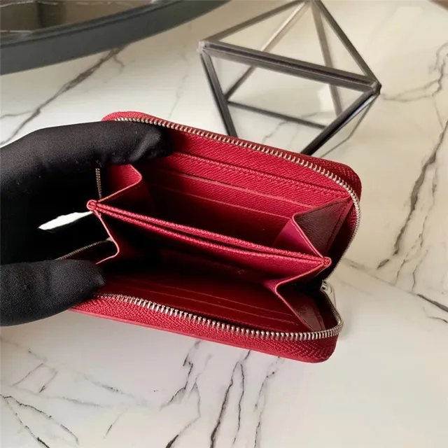 Louis Vuitton Multicolor Zip-Around Textured Leather Short Wallet 19